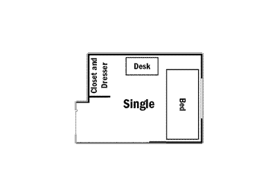 Single room floor plan