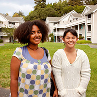 Two Rachel Carson College students