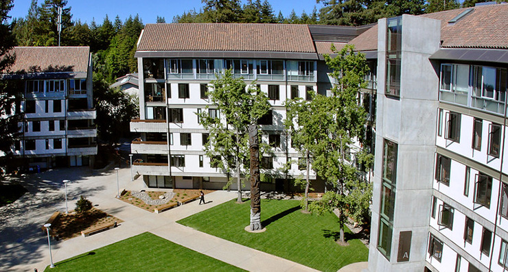 Porter College residence hall area